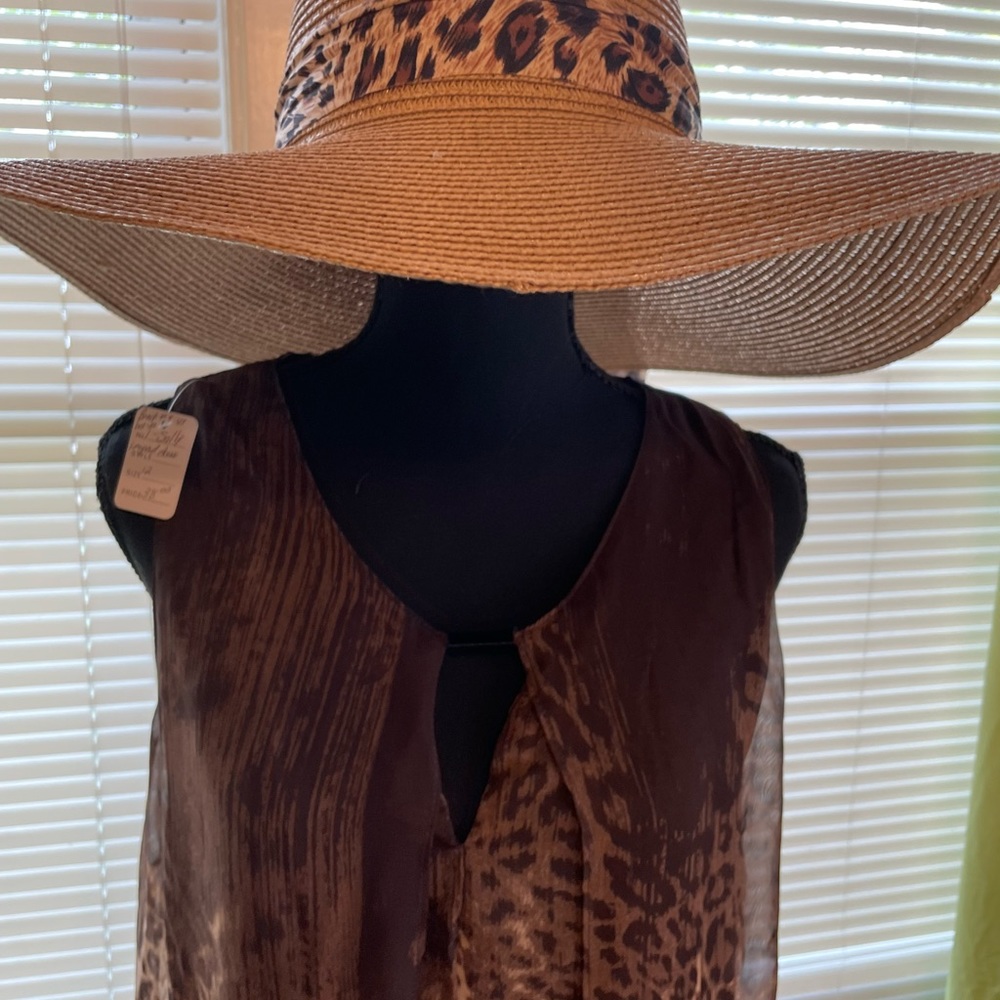 Fully lined leopard sundress